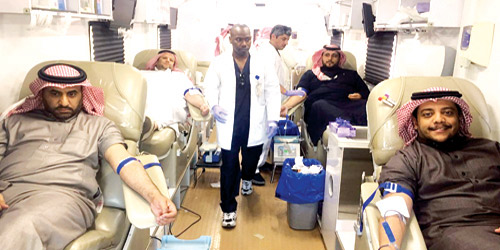  خلال حملة التبرع بالدم