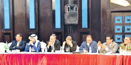  لقطات من مشاركة هيئة الصحفيين السعوديين في اجتماعات بغداد