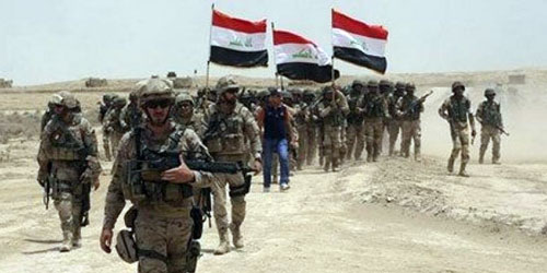 قوات عراقية تواصل تمشيط منطقة المطيبيجة 