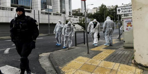 انفجار قنبلة أمام محكمة في اليونان.. ولا إصابات 
