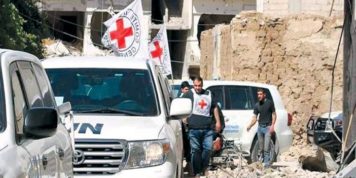  بدء عمليات الإجلاء الطبي في الغوطة الشرقية برعاية الصليب الأحمر الدولي