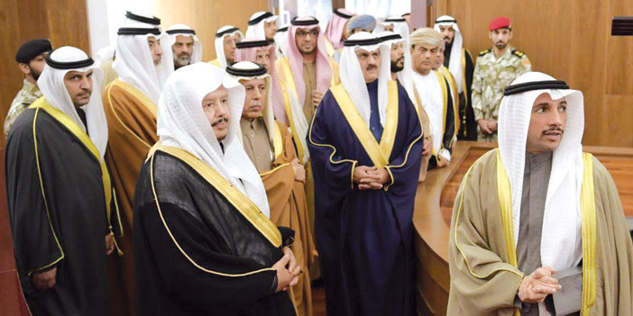  رئيس مجلس الشورى خلال زيارته مجلس الأمة الكويتي