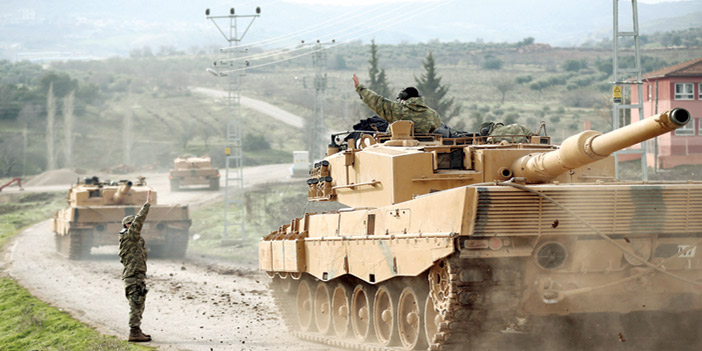  قوات الجيش التركي تعبر الحدود السورية باتجاه عفرين