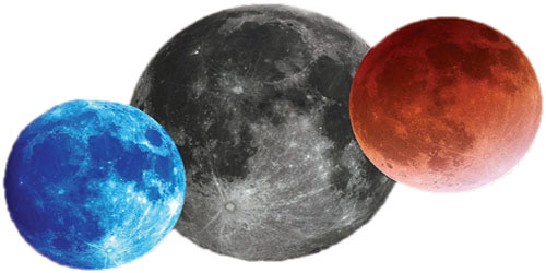 الأرض تشهد 3 ظواهر للقمر الأربعاء المقبل 