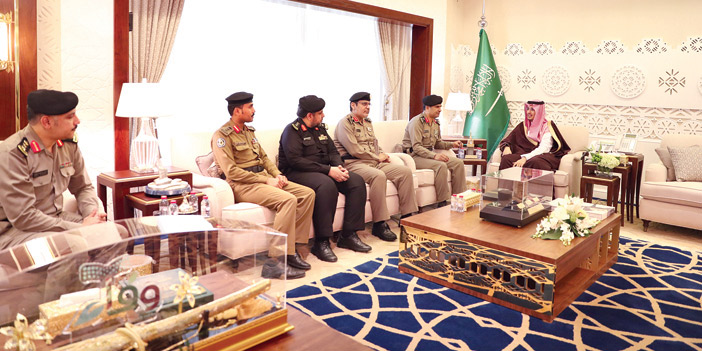  الأمير أحمد بن فهد يستقبل مدير شرطة الشرقية