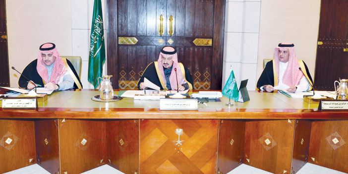  أمير منطقة الرياض خلال ترؤسه المجلس