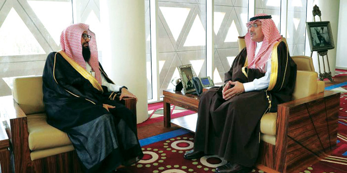محافظ الدرعية يلتقي رئيس هيئة الرياض 