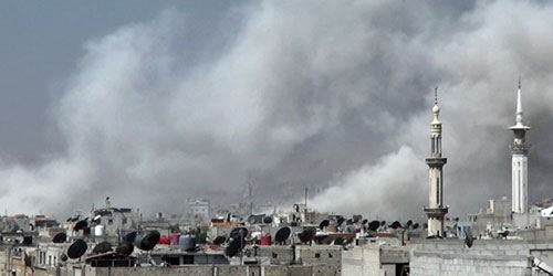 قوات الأسد تواصل قصف الغوطة وتقتل 38 مدنياً 