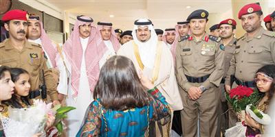 نائب أميرمنطقة الرياض دشن فعاليات اليوم العالمي للدفاع المدني 