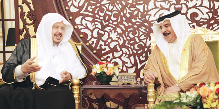 الملك حمد يستقبل رئيس مجلس الشورى 