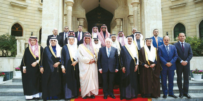  الوفد الإعلامي مع الرئيس العراقي