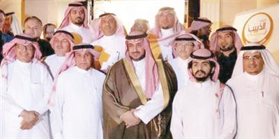 الأمير فهد بن مشعل ضيفًا على اثنينية الذييب 
