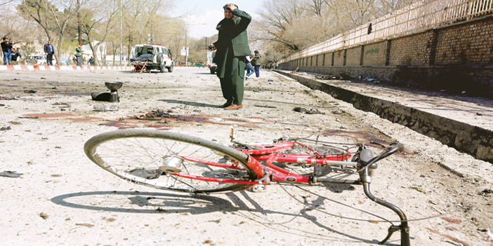  موقع التفجير الانتحاري في العاصمة الأفغانية كابول