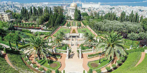  حديقة البهائيين في حيفا
