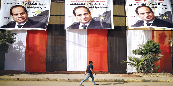  صور الرئيس المصري عبدالفتاح السيسي خلال انتخابات الرئاسة المصرية