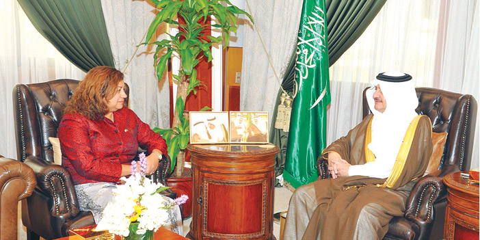  الأمير سعود بن نايف خلال استقباله كورهونن