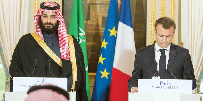 أكد خلال مؤتمر صحفي مشترك مع الرئيس الفرنسي في قصر الإليزيه على أهمية منع إيران من امتلاك النووي 