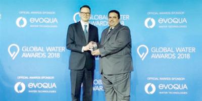 «المياه الوطنية» تفوز بجائزة أفضل مشروع مياه ذكي لعام 2018 