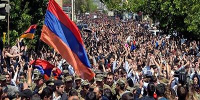 استمرار الاحتجاجات في أرمينيا 