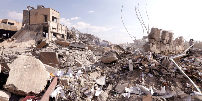 الدمار يحل على المدن السورية من جراء الحرب