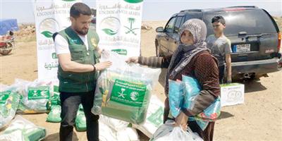 مركز الملك سلمان للإغاثة يوزع مساعدات إيوائية على عائلات سورية في لبنان 
