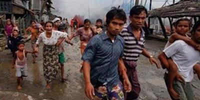 اشتباكات دموية في بورما قرب الحدود الصينية 