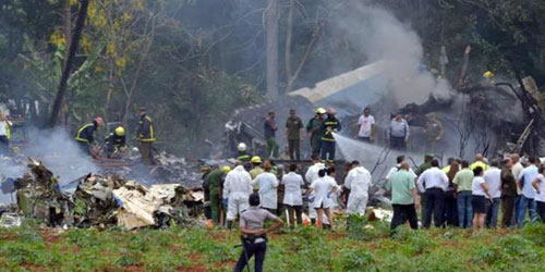 تحطم طائرة ركاب في كوبا ووفاة أكثر من 100 راكب 