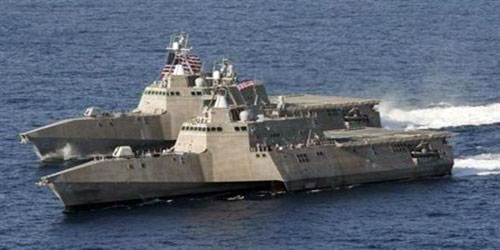 بكين تندد بوجود سفينتين أميركيتين في بحر الصين الجنوبي 