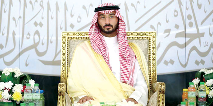  الأمير عبدالله بن بندر خلال حضوره الحفل