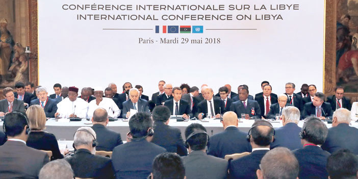  الرئيس الفرنسي ماكرون يجمع الأطراف الليبيين في مؤتمر باريس أمس