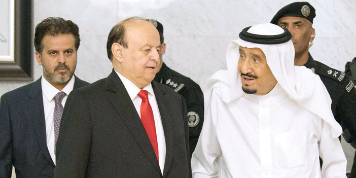 خادم الحرمين استقبل الرئيس اليمني 
