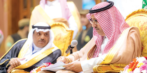  الأمير حسام خلال رعايته حفل تفريج كربة