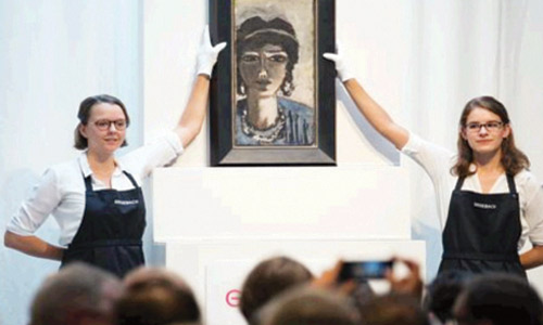 لوحة «مصرية» تُباع بـ(4,7) مليون يورو في مزاد 