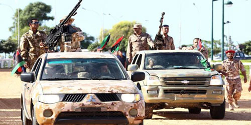 الجيش الليبي يحكم سيطرته على منطقة شيحة بدرنة 