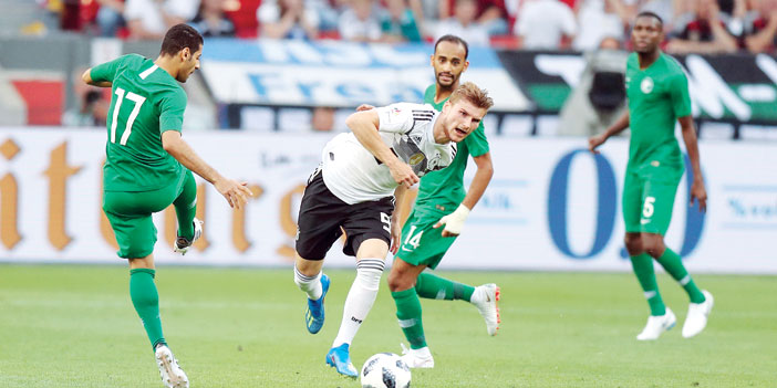 أداء مقنع ومطمئن قدمه الأخضر أمام ألمانيا