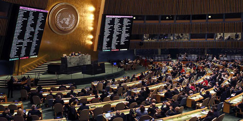 الأمم المتحدة تصوت بأغلبية كبيرة ضد العنف المفرط على غزة 