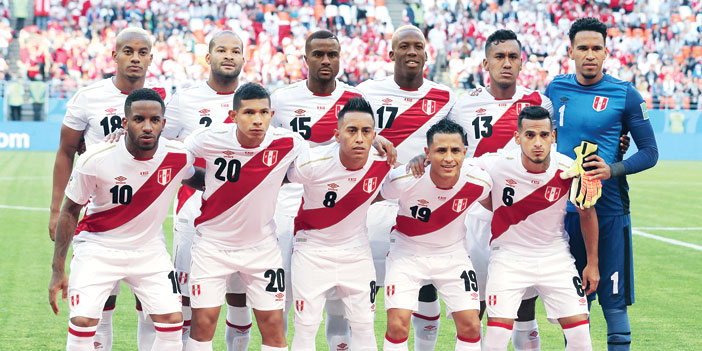  من مباراة بيرو والدانمارك