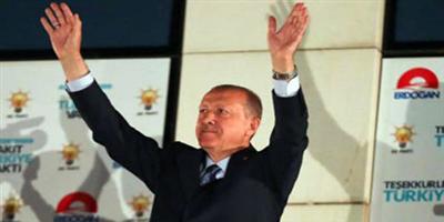 فوز أردوغان بأغلبية بسيطة في الانتخابات الرئاسية 
