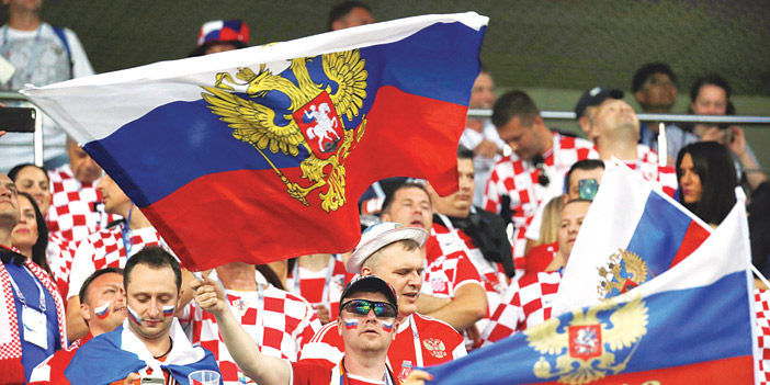  جماهير روسية تحتفل بمنتخبها رغم الخروج