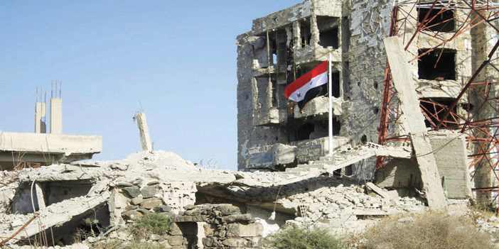  آثار الدمار في درعا البلد بعد دخول قوات النظام السوري