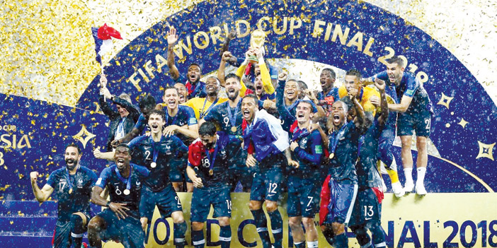  منتخب فرنسا توج بكأس العالم للمرة الثانية في تاريخه