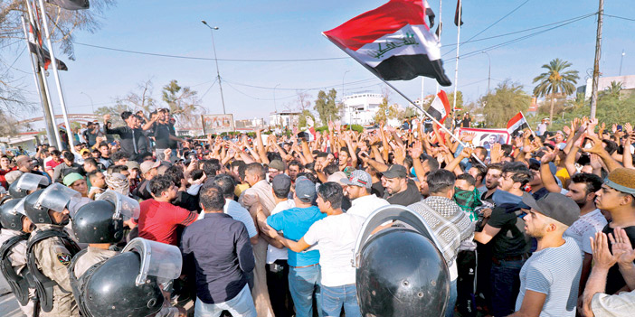  تواصل الاحتجاجات في مدن جنوب العراق