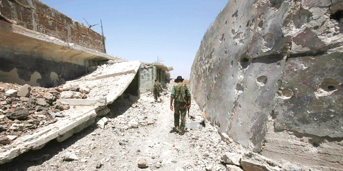  آثار الدمار في القنيطرة بعد وقف المواجهات بين قوات النظام السوري والمعارضة