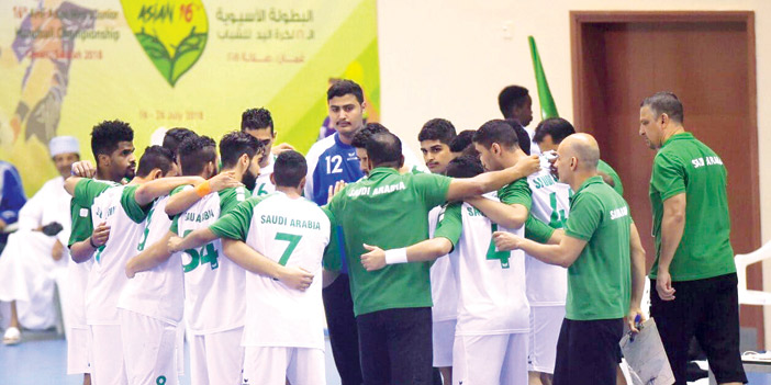  من مباراة شباب الأخضر مع قطر
