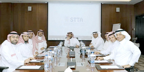  أثناء اجتماع مجلس إدارة الجمعية السعودية للسفر والسياحة
