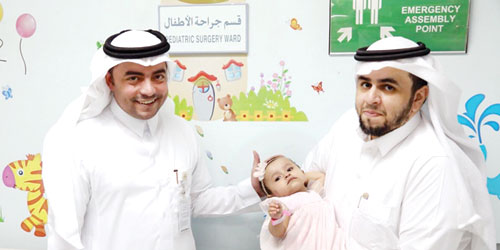 «سعود الطبية» تُخلِّص طفلة من مرض نادر 