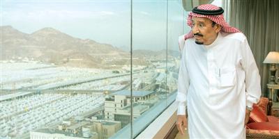 خادم الحرمين يصل إلى منى للإشراف على راحة حجاج بيت الله الحرام خادم الحرمين يصل إلى منى للإشراف على راحة حجاج بيت الله الحرام