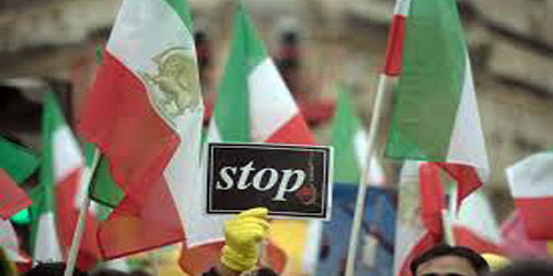 المعارضة الإيرانية تحتشد ضد الملالي من 30 مدينة غربية 