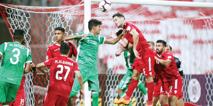  الأهلي قدَّم مباراة مميزة أمام المحرق البحريني