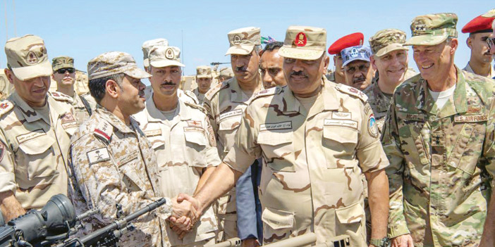 انطلاق تمرين النجم الساطع 2018 في مصر بمشاركة القوات المسلحة السعودية 